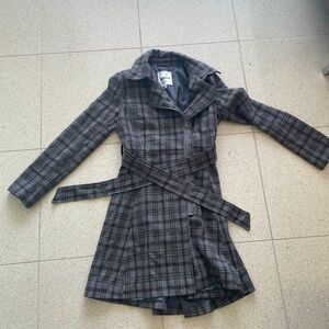 NWOT BB Dakota Overcoat - Brown and Grey, XS